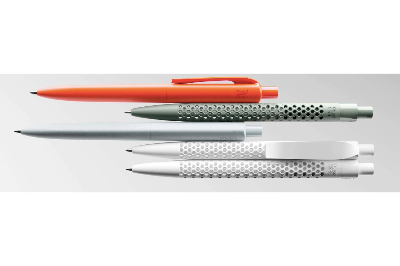 <p>The Prodir-branded True Biotic Ds8 by Pagani Pens is made of Pha, a natural material produced by micro-organisms</p>
